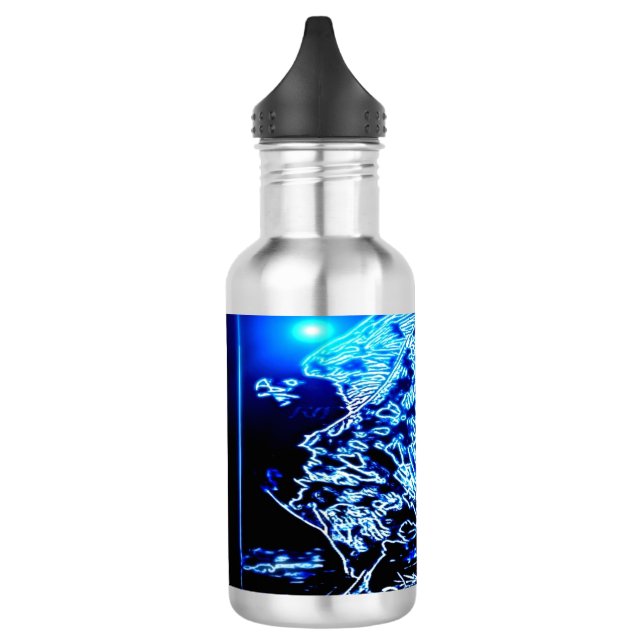 Vogelmodelle: Magnified Eagle 01-01 Edelstahlflasche (Links)
