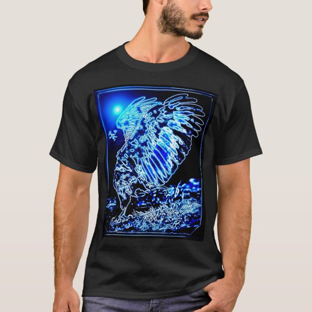 Vogelmodelle: Magnified Eagle 01-01 T-Shirt (Vorderseite)