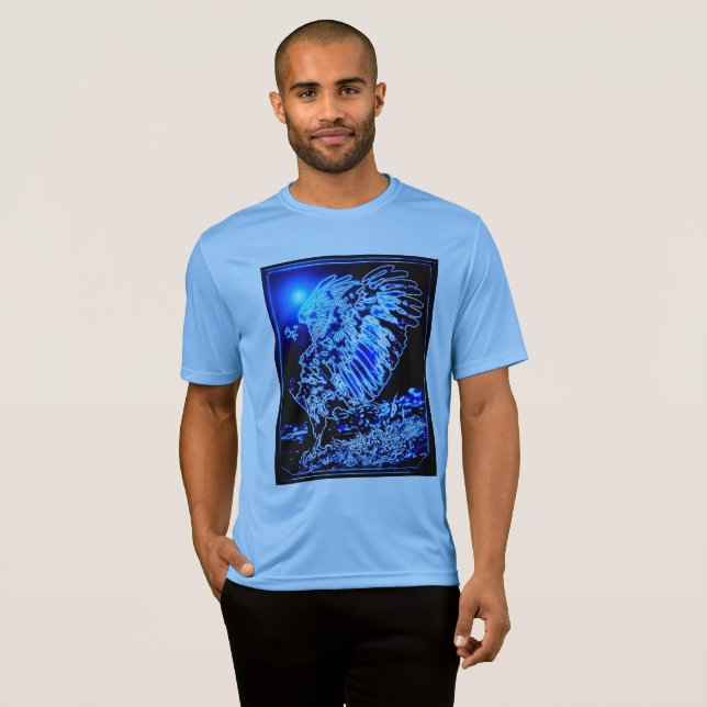 Vogelmodelle: Magnified Eagle 01-01 T-Shirt (Vorne ganz)