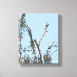 Vogelmotiv an Baum Wandkunst Leinwanddruck