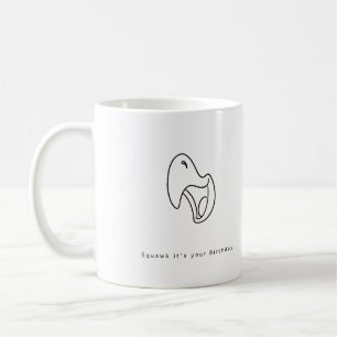 Vogelmotiv-Geschenk, kreische zum Geburtstag, Papa Kaffeetasse