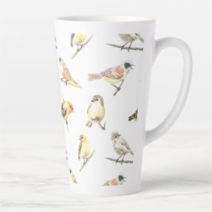 Vogelmuster Milchtasse