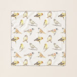 Vogelmuster Schal<br><div class="desc">Zwirnvögel mit Aquarellfarbe, nahtlos Muster bemalt.</div>