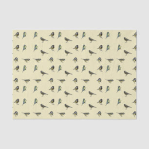 Vogelmuster Seidenpapier