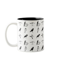 Vogelmuster Tasse