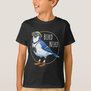 Vogelnerd Blauhäher Lustig Vögel beobachten Vogelb T-Shirt