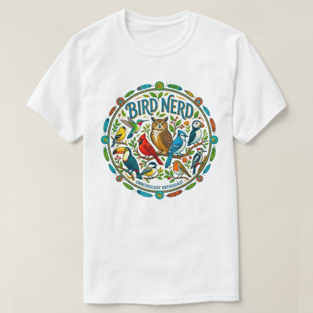 Vogelnerd-Logo T-Shirt (Design vorne)