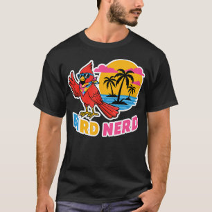 Vogelnerd Lustiger Kardinal-Liebhaber Sonnenunterg T-Shirt
