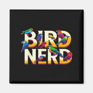 Vogelnerd Lustiger Vogelbeobachtung Vogelbeobachte Magnet