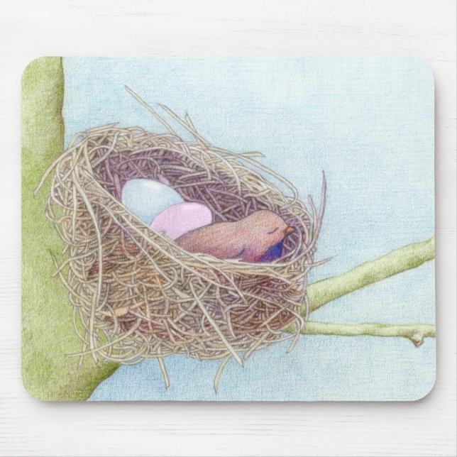 Vogelnest Mousepad (Vorne)