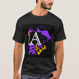 Vogelnest - Personalisierter Anfangsbrief A T-Shirt