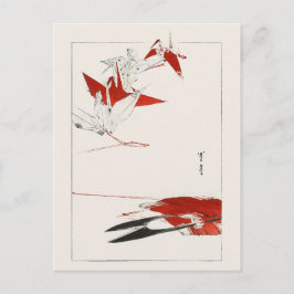 VogelOrigami - traditionelles Japanisch Postkarte