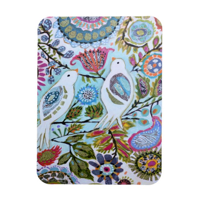 Vogelpapier I Magnet (Vertikal)