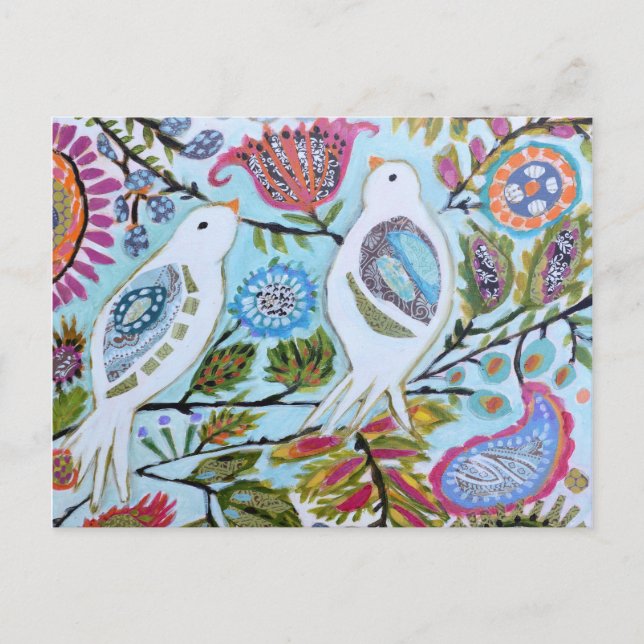 Vogelpapier I Postkarte (Vorderseite)