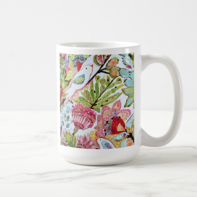 Vogelpapier II Kaffeetasse (Rechts)