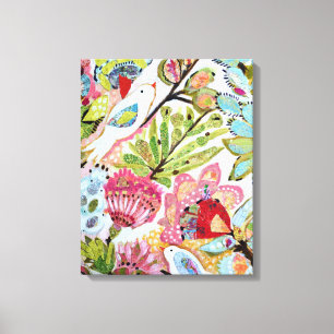 Vogelpapier II Leinwanddruck