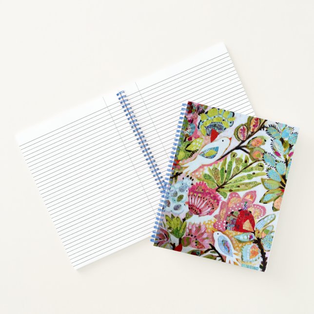 Vogelpapier II Notizbuch (Innenseite)