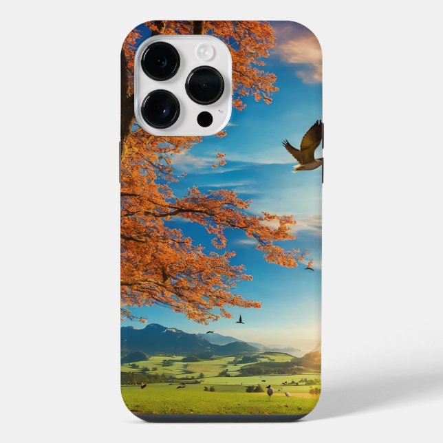 Vogelparadies iPhone Hülle (Rückseite)