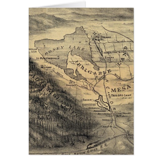 Vogelperspektive, Honey Lake Valley (Vorne)