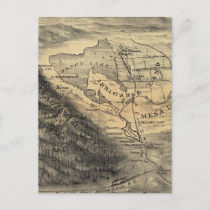 Vogelperspektive, Honey Lake Valley Postkarte