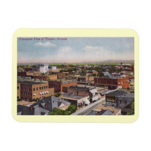 Vogelperspektive, Tucson, Arizona 1912 Vintage Magnet