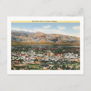 Vogelperspektive Tucson, Arizona Vintage Postkarte
