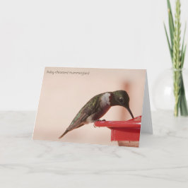 Vogelsammlung: Hummingbird (leere Notizen) Karte