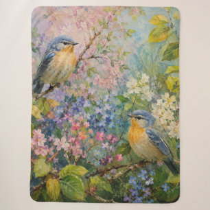 Vogelsang unter Blüten Sherpadecke