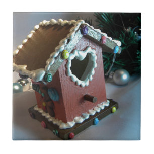 Vogelschal aus Lebkuchen I Fliese