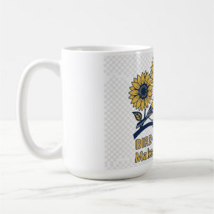 Vogelschauen Macht Mich Glücklich Kohlmeise Sonnen Kaffeetasse