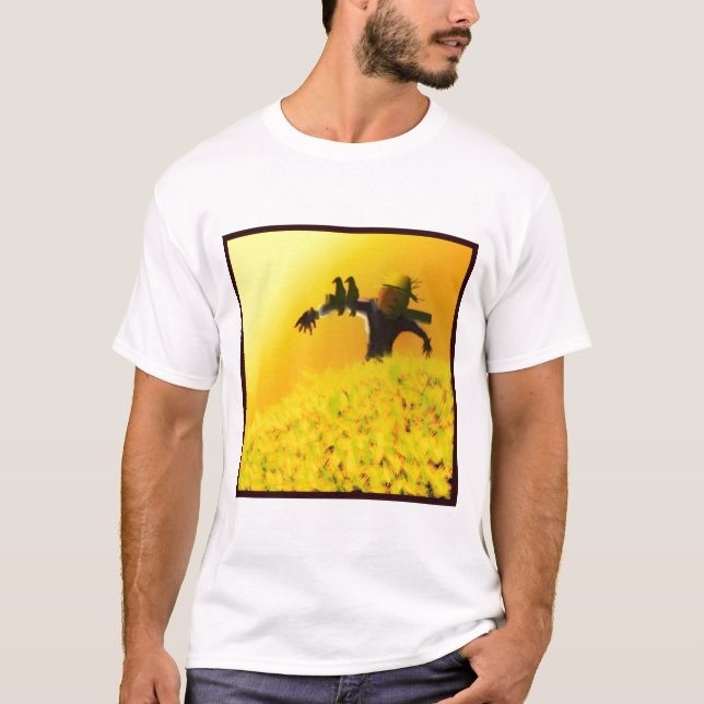 VOGELSCHEUCHE AN DER DÄMMERUNG T-Shirt (Vorderseite)