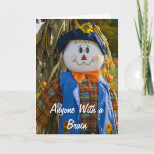 Vogelscheuche-Geburtstags-Karte Karte