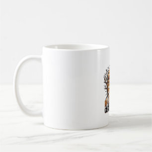 Vogelscheuche Halloween-Shirt Vintage Gravur Ernte Kaffeetasse