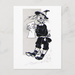 Vogelscheuche Postkarte