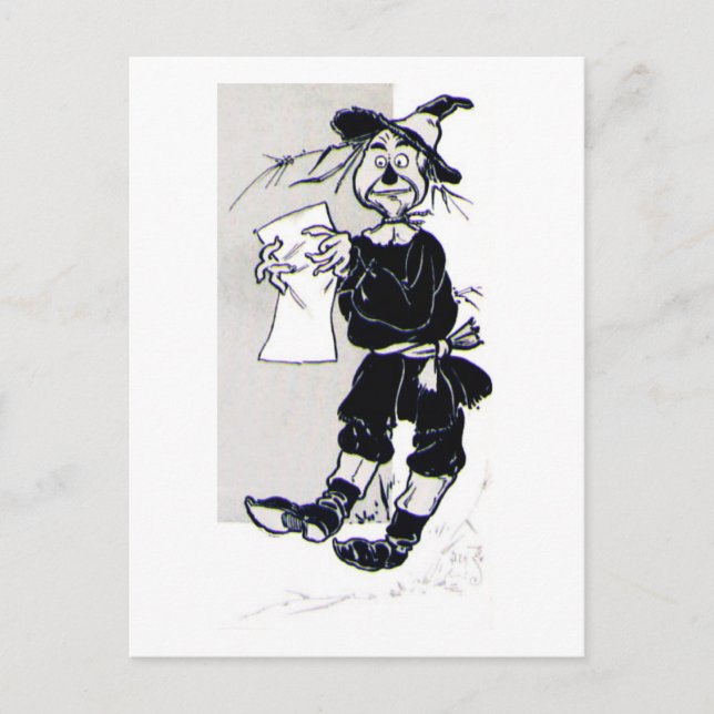 Vogelscheuche Postkarte (Vorderseite)