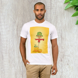 Vogelscheuche und Kürbisse Herbsternte T-Shirt