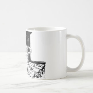 Vogelscheuche und Scraps Tasse