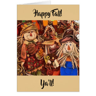 VOGELSCHEUCHEN - GRUSS-KARTE