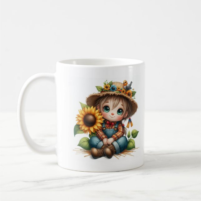 Vogelscheuchen-Kaffeetasse Kaffeetasse (Links)