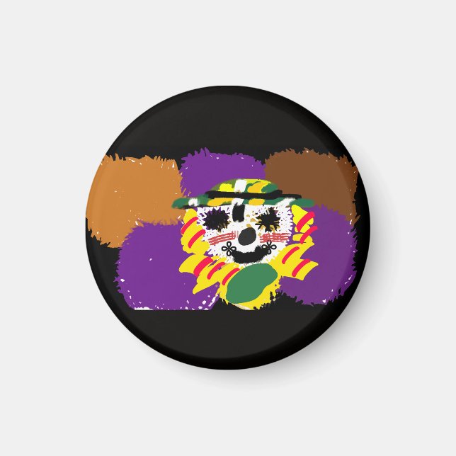 Vogelscheuchen-Patch-Kuscheltier Magnet (Vorne)