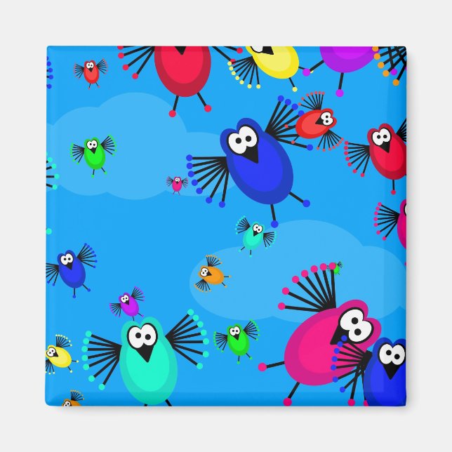 Vogelschloss Magnet (Vorne)