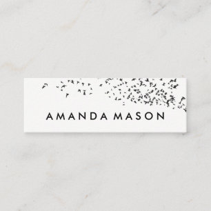 Vogelschloss Mini Visitenkarte