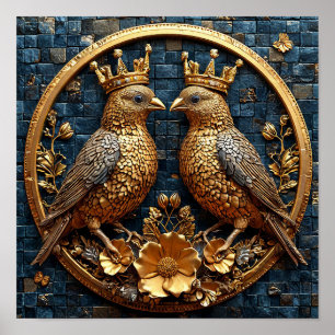 Vogelschmuck Poster
