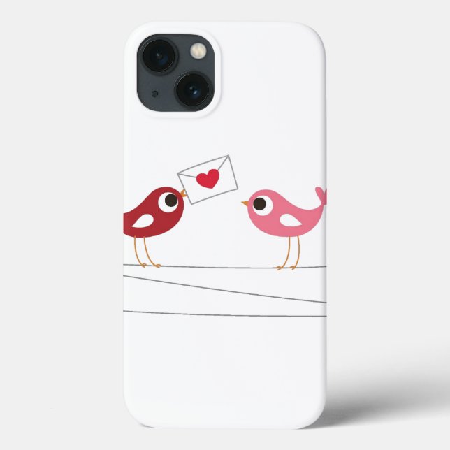 Vogelschutzkarte Liebe Case-Mate iPhone Hülle (Rückseite)