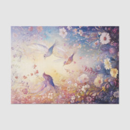 Vogelschutzzettel Seidenpapier