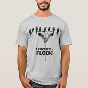 Vogelschwarm - Lustiges Schwarm-Kamera T-Shirt