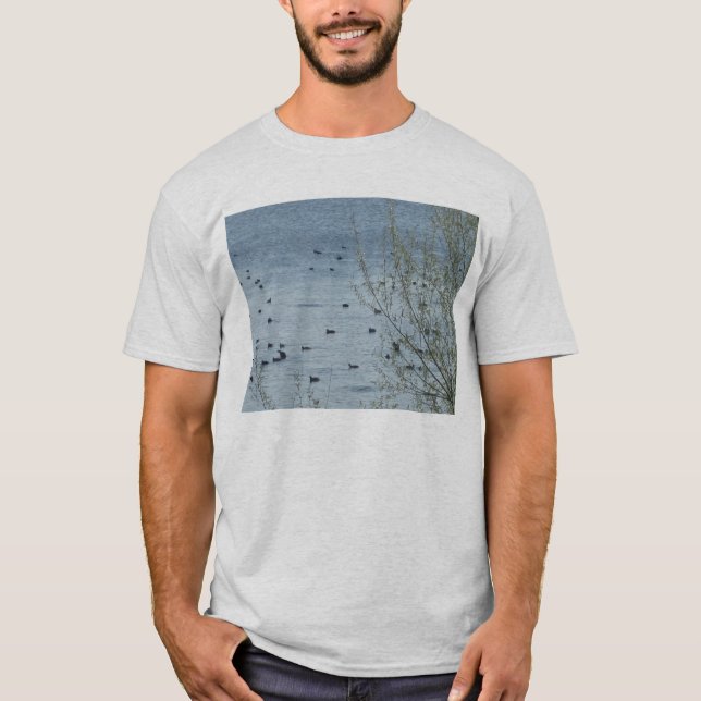 Vogelsee Erwachsener T - Shirt (Vorderseite)