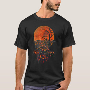 Vogelspinne Vollmond Tier Arachnid Spinne T-Shirt
