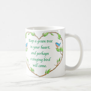 Vogelsprichwort-Tasse Tasse