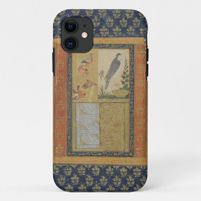 Vogelstudie und Kalligraphie, Golconda, Andhra Case-Mate iPhone Hülle (Rückseite)